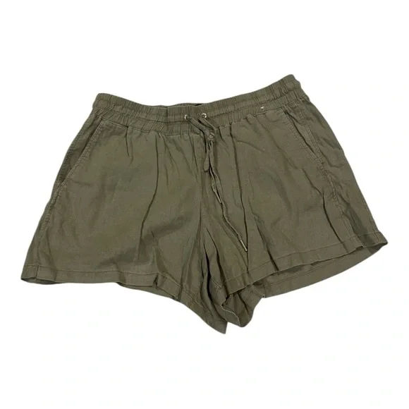 GAP LIGHT Olive Green Women's Jean Shorts - Picture 2 of 3